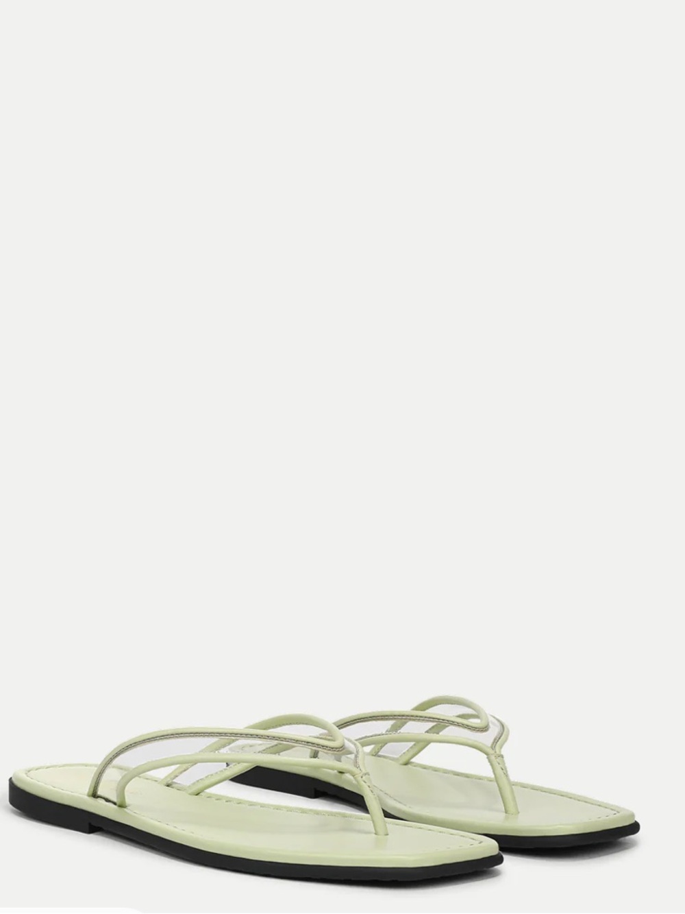 VERONICA BEARD 
Clea Jelly Flip-Flop Sandal
Jelly: Clear/Light Pistachio
Sz 7 - Picture 2 of 15